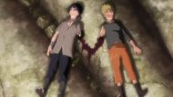 Naruto and Sasuke after their battle as seen in anime (Image credit: Studio Pierrot)